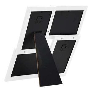 W2B VidaXL bianco MDF polistirolo cornice 4X6 in acrilico trasparente con Logo metallo confezione regalo dimensioni disponibili 5x7 8X10 - Product Image 3