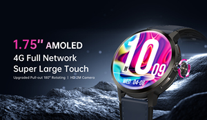 <span class=keywords><strong>Reloj</strong></span> Inteligente 2025 4G Android <span class=keywords><strong>Deportivo</strong></span> 180 °   Cámara Giratoria HD con Monitor de Frecuencia Cardíaca 24H, Navegación GPS, Resistencia IP67, DM82 - Product Image 4