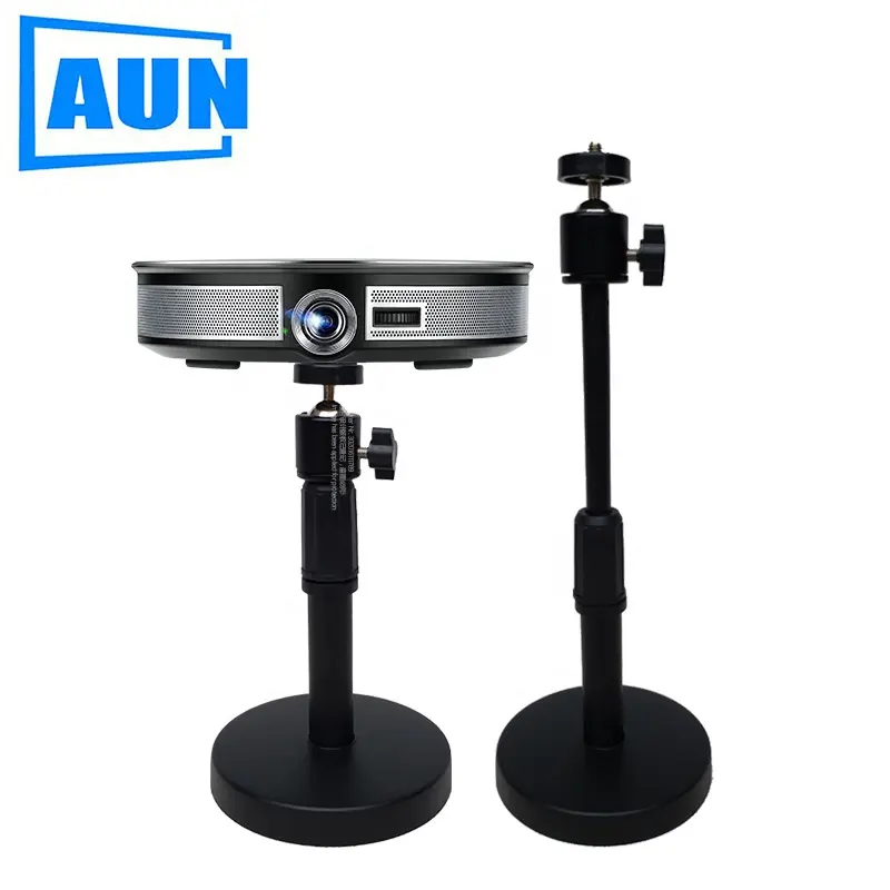 AUN mini projecteur table support vertical peut être ajusté en hauteur, convient pour 6mm X2/X3/D9/D8S projecteur, ZLZJ01