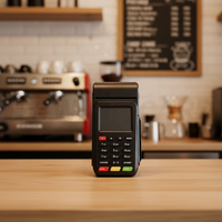 Terminal de paiement mobile Wisecard T50, système POS, écran, sans contact, Linux, vérification par empreinte digitale, Wi-Fi, imprimante thermique
