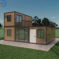 Maison mobile WinFair Chine, villa moderne préfabriquée pliable à 2 étages, maisons de luxe pour logement d'appoint / maison d'hôtes