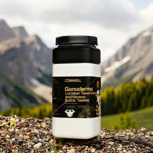 Extrato Natural de <span class=keywords><strong>Ganoderma</strong></span> <span class=keywords><strong>Lucidum</strong></span> em Comprimidos de Pólen de Pinheiro para Adultos e Adolescentes - Suplemento Dietético para Suporte Imunológico 60 Cápsulas Privadas - Product Image 3