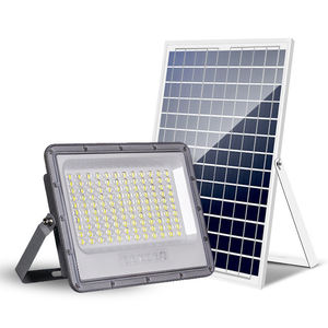 Projecteur solaire LED extérieur 100W avec télécommande, corps en ABS, étanche IP65, <span class=keywords><strong>panneau</strong></span> solaire 100W - Product Image 6