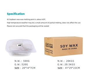 Натуральная низкотемпературная ароматерапия мягкая соевая восковая свеча для спа и массажа на Рождество - Product Image 3