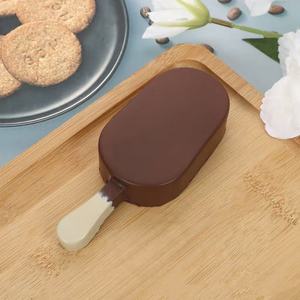Jouet à presser anti-stress ultra doux et moelleux, simulation de crème glacée croustillante au chocolat et de crème glacée au lait, jouet pour les doigts - Product Image 5