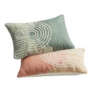Luxury Boho Stripe Pillow Cover Living Room Home Decor Customize With Tassel Designer Boho Pillow From INDIAN TEXTILES H/L - Product Image 1
