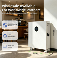 Fournisseur d'usine – Onduleur solaire 6500W 6,5kW 10kWh avec batterie au lithium LiFePO4 48V 51,2V pour système de stockage d'énergie domestique – Commande en gros