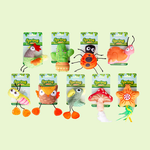 <span class=keywords><strong>Jouet</strong></span> pour chat en coton écologique avec herbe à chat, baguette interactive en peluche pour le jeu autonome, anti-ennui, jouets à mâcher pour chatons en période de dentition - Product Image 1