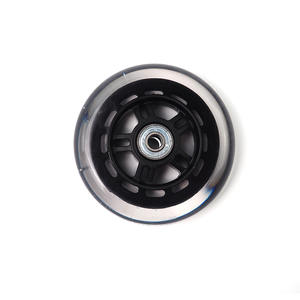 Ruedas flash patines en linea100mm roue lumineuse 100mm scooter roue clignotant rouleau pu lumineux led patin à roues alignées - Product Image 4