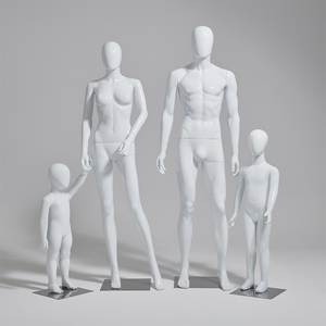 Manichino Maschile in Plastica Non Verniciata, Corpo Grezzo Bianco per <span class=keywords><strong>Pittura</strong></span> Fai-da-Te e Esposizione Personalizzata - Product Image 1