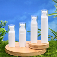 Flacon pulvérisateur en plastique pour brume corporelle 20 ml, flacon de parfum de luxe 100 ml, flacon vide personnalisé, atomiseur de voyage blanc pour parfum