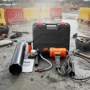 Máquina Perforadora de Diamante Vevor con Rosca de 1-1/4, 4 Pulgadas, para Perforación de Concreto, Portátil, con Enfriamiento Húmedo - Product Image 2
