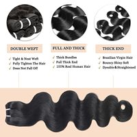 Extensiones de Cabello Humano Ondulado 15A, Cabello Virgen Vietnamita 100% Sin Procesar, Extensiones de Cabello Remy Completas y Gruesas para Mujer
