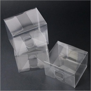 Transparent Waterproof PVC Square <b>Boxes</b> Biodegradable & UV Coated for Custom Size Storage of Food Jewelry Candy <b>Gifts</b> Cosmetics - Product Image 4