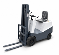 Chariot élévateur électrique à 3 roues avec mât triplex à déplacement latéral complet, batterie au lithium, chariot élévateur, vente en gros d'usine, CE ISO