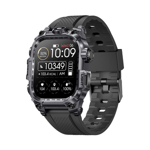 Nouvelle <span class=keywords><strong>montre</strong></span> intelligente en métal I121 pour hommes, écran <span class=keywords><strong>de</strong></span> 2,01 pouces, batterie <span class=keywords><strong>de</strong></span> 650 mAh, lampe <span class=keywords><strong>de</strong></span> poche, appel BT, fréquence cardiaque, assistant vocal, <span class=keywords><strong>montre</strong></span> <span class=keywords><strong>de</strong></span> fitness - Product Image 4