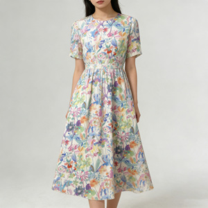 Tela Brocada <span class=keywords><strong>de</strong></span> Algodón Tana Lawn Peinado Orgánico Estilo Liberty <span class=keywords><strong>de</strong></span> Londres, Ligera, para Forro <span class=keywords><strong>de</strong></span> Vestidos y Camisas <span class=keywords><strong>de</strong></span> Niñas - Product Image 6