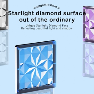 Productos Más Vendidos 2024 Serie Hielo y Nieve Bloques de Construcción Magnéticos de Alta Transparencia Textura Diamante 1:8 Juego de Juguetes Marca SAMLOK - Product Image 6