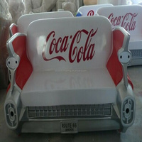 Sofá de Salón con Forma de Coche Clásico Vintage, Sofá de Ocio Creativo Personalizado con Forma de Coche, Fabricado en FRP