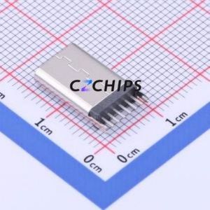 KH-TYPE-C-L13-6P USB Connector Through hole Component (THT) Connector Type-C Through Hole 6P - Product Image 2