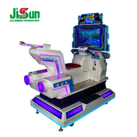 Nouvelle Machine de Simulation de Course d'Arcade pour Enfants 2026, à Monnayeur, Construction Métal-Plastique, Langue Anglaise, Détection de Mouvement