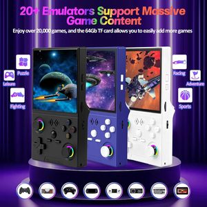 Consola de Juegos Retro Portátil, Pantalla IPS de 4.0 Pulgadas, Tarjeta TF Integrada de 64 GB, Sistema Linux, 3000 Juegos, Compatible con Múltiples Plataformas, 8 Horas de Duración - Product Image 2