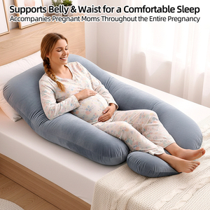 Almohada de Embarazo en Forma de G para Dormir de Lado, Almohada de Maternidad de Cuerpo Completo, Envío Directo desde la UE, 155 cm, Disponible en Polonia - Product Image 4