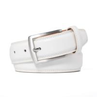 Ceinture en cuir véritable classique pour hommes, conçue pour pantalons décontractés et chemises, avec boucle à ardillon réversible