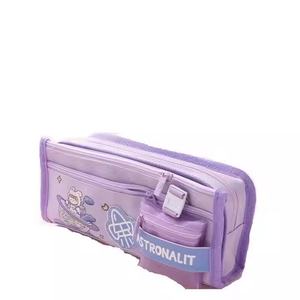 Estuche de lápices de dibujos animados Kawaii al por mayor de fábrica papelería impermeable de gran capacidad para estudiantes con cierre de cremallera de moda - Product Image 4