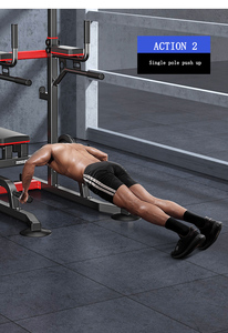 Barre parallèle domestique Banc <span class=keywords><strong>de</strong></span> presse Entraîneur complet Équipement <span class=keywords><strong>de</strong></span> fitness Étirement au sol Dispositif <span class=keywords><strong>de</strong></span> traction multifonctionnel - Product Image 3