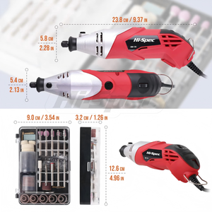 Amoladora eléctrica, juego de 121 piezas, 170W DM-170 para grabado de joyas, pulido de madera y piedra - Product Image 3