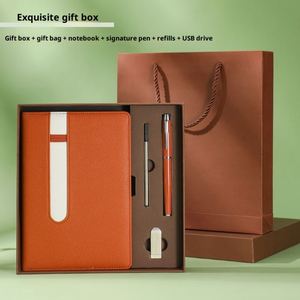 Ensemble de carnets de notes A5 en PU personnalisés avec logo d'entreprise, promotionnels, de luxe, pour le bureau, avec impression en relief, multifonctionnels - Product Image 6