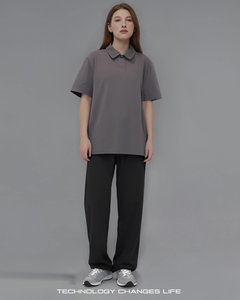 T-shirt <span class=keywords><strong>Polo</strong></span> da uomo con logo personalizzato a manica corta primavera estate nuova ampia UPF50 + protezione solare Coolmax colletto <span class=keywords><strong>Unisex</strong></span> <span class=keywords><strong>Unisex</strong></span> - Product Image 2