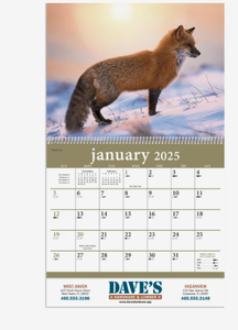 Meilleurs Calendriers Muraux Personnalisés 2027 sur le Thème <span class=keywords><strong>de</strong></span> la Faune Américaine du Nord – Cadeau Promotionnel avec Logo Personnalisé – Vente en Gros Premium - Product Image 2