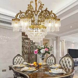 מנורת נברשת זהב מודרנית עבור סלון חדר שינה חדר אוכל מלון חתונה מסיבה תליון אור - Product Image 2