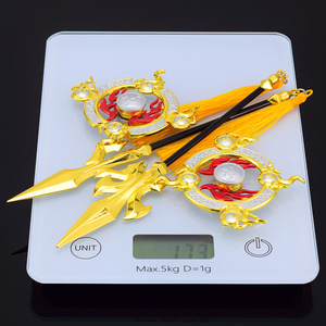 Juguete Nezha, Juego de Cuatro Piezas, <span class=keywords><strong>Hot</strong></span> <span class=keywords><strong>Wheels</strong></span>, Lanza de Fuego, Juguete de Metal Completo para Descompresión, Regalos Promocionales - Product Image 3