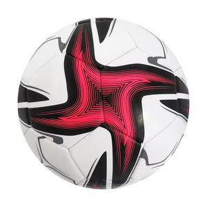 Balón de Fútbol de PVC/PU de Talla 5 para Entrenamiento y Partido, Precio Económico al por Mayor, Buena Calidad, Logotipo Personalizado, Último Diseño, Suministro para Exteriores - Product Image 1