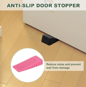 Butoir de porte en silicone antidérapant, protecteur mural pour la maison, le bureau et l'hôtel - Product Image 3