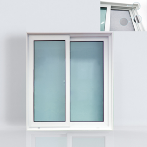 หน้าต่างบานเลื่อน uPVC Hoffen Plus ขนาด 120x110 ซม. กรอบสีขาว พร้อมมุ้งลวด กระจกบานเลื่อน กันเสียง กันน้ำ จากประเทศไทย - Product Image 6