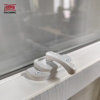 Fenêtres coulissantes horizontales en plastique et acier anti-insectes avec écran pliant à motif photo et vitrage pour maison, disponibles