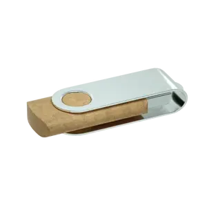 Memoria USB Twister Ecológica Reciclada, Dispositivos Sostenibles - Product Image 1
