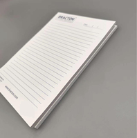 Bloc-notes personnalisé de haute qualité en papier épais avec logo imprimé, format A4, A5, A6, bloc-notes à feuilles détachables, bloc-notes de bureau, bloc-notes ligné horizontal