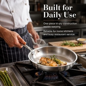Customizable Size and Material Stainless Steel <strong>Frying</strong> <strong>Pan</strong> <strong>for</strong> <strong>Oven</strong> Use, Dishwasher Use, Suitable <strong>for</strong> Induction Hob Use. - Product Image 5
