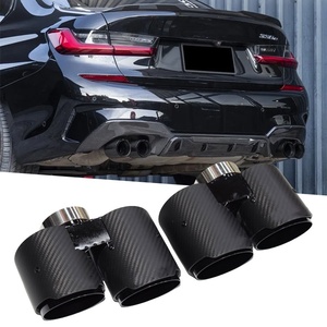 Puntas de escape DEX para <span class=keywords><strong>BMW</strong></span> Serie 3/4 G20 G21 G22 G23 G26 320i 325i 330i 330e 420i 425i 430i (2019-2024) - Tubos de escape y boquillas de silenciador - Product Image 5