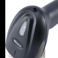 Lecteur de codes-barres portable 1D 2D QR avec interface USB filaire et sans fil, source lumineuse CMOS, numérisation format A4