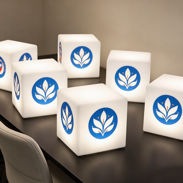 RGB Rechargeable Cube Stool for Event Rental Company Party Hire Rental LED Waterproof Cube Light Custom Design Led Lamp