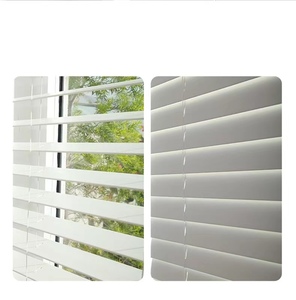 Hiện đại tùy chỉnh thực hiện Trắng PVC Faux gỗ rèm không thấm nước Faux gỗ con lăn mù vải cho văn phòng hoặc nhà - Product Image 2