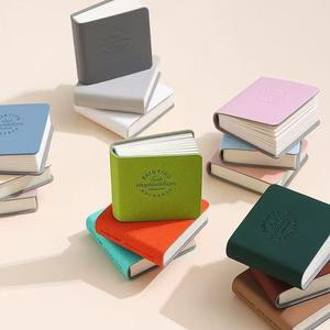 Mini Bloc de Notas Autoadhesivo Cosido con Cubierta de PU y Cartulina, 48 Hojas, Diseño Compacto y Portátil para Promoción - Product Image 2