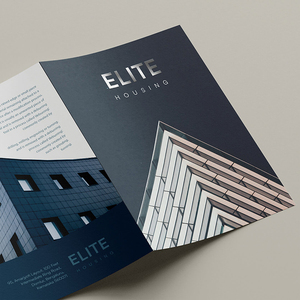 Catálogo de Proyectos Inmobiliarios de Lujo Impreso Personalizado, Folleto Plegable Premium - Product Image 1