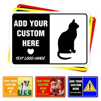 Personnalisable Aluminium UV Impression Votre Image Texte Ou Logo Extérieur Intérieur Maison Décoration Bureau Garages Magasins Métal Tin Signs